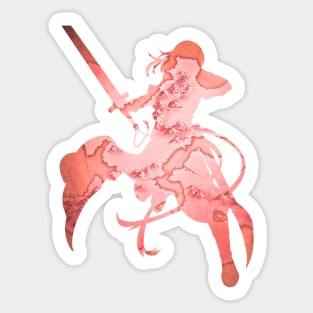 Rutger: Lone Swordsman Sticker